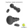 Plug inflavel + vibrador controle sem fio - Imagem 6