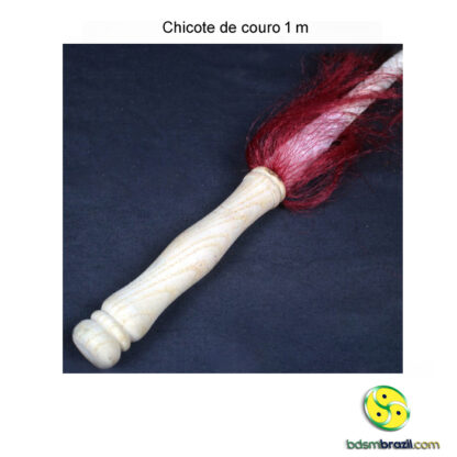 Chicote de couro 1 m - Image 3