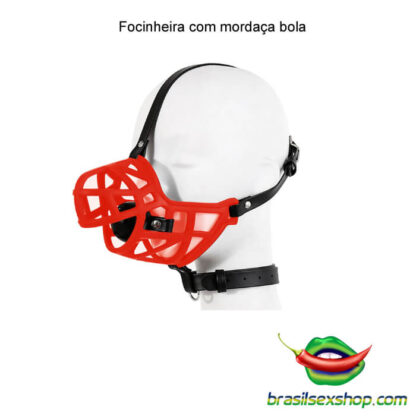 Focinheira com mordaça bola - Image 2