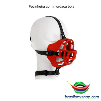 Focinheira com mordaça bola - Image 4