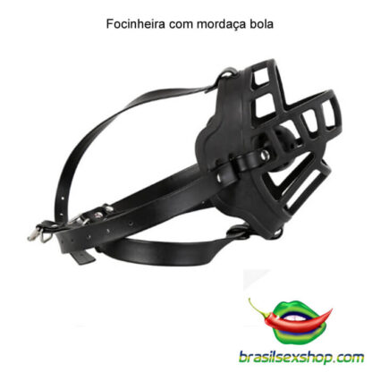 Focinheira com mordaça bola - Image 5