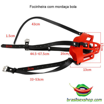 Focinheira com mordaça bola - Image 6