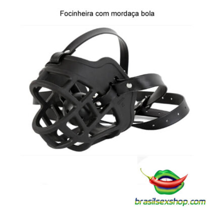 Focinheira com mordaça bola - Image 9