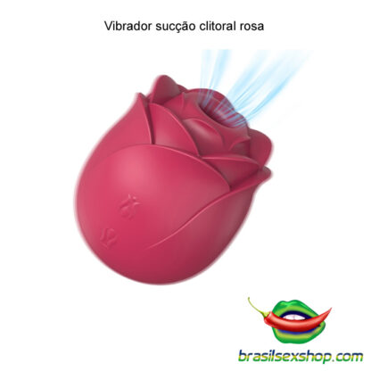 Vibrador sucção clitoral rosa