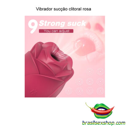 Vibrador sucção clitoral rosa - Image 4