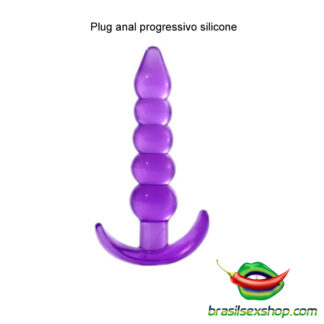 Plug anal progressivo silicone