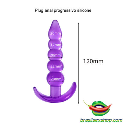 Plug anal progressivo silicone - Image 2