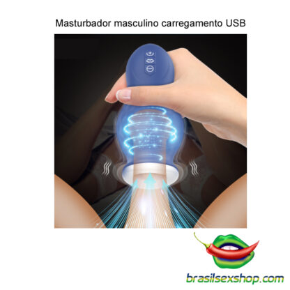 Masturbador masculino carregamento USB - Image 5