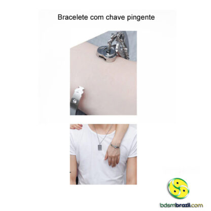 Bracelete com chave pingente - Image 5