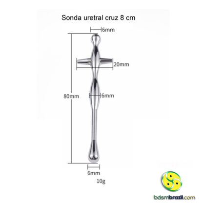 Sonda uretral cruz 8 cm