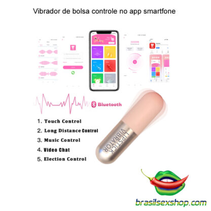 Vibrador de bolsa controle no app smartfone - Image 3