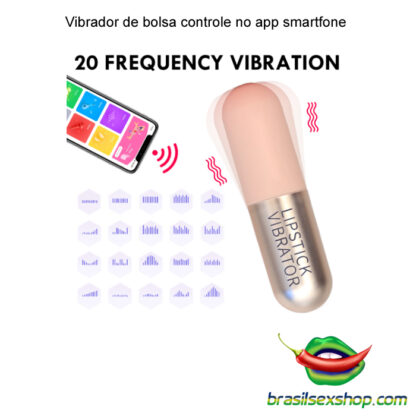 Vibrador de bolsa controle no app smartfone - Image 4