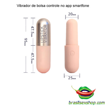 Vibrador de bolsa controle no app smartfone - Image 7