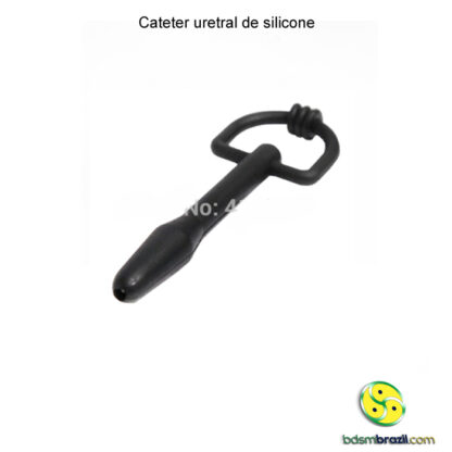 Cateter uretral de silicone com furo - Image 3