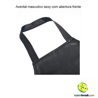 Avental masculino sexy com abertura frente - Image 5