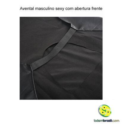 Avental masculino sexy com abertura frente - Image 6