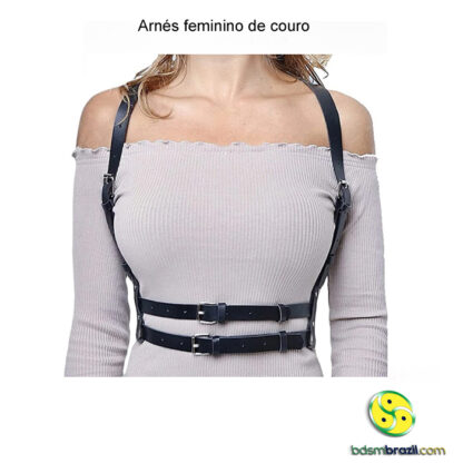 Arnés feminino de couro - Image 2