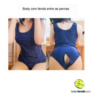 Body com fenda entre as pernas