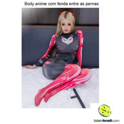 Body anime com fenda entre as pernas - Image 5