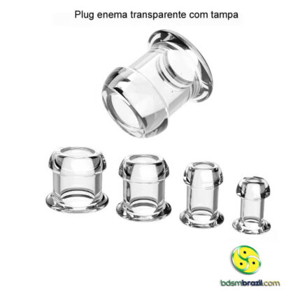 Plug enema transparente com tampa - Image 6