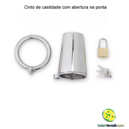 Cinto de castidade com abertura na ponta - Image 4