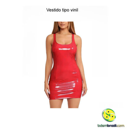 Vestido tipo vinil - Image 2