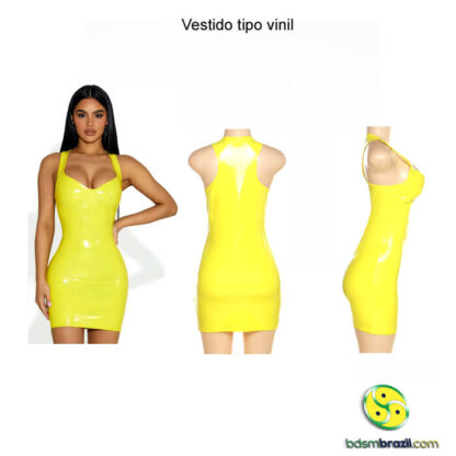 Vestido tipo vinil - Image 3