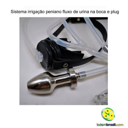 Sistema irrigação peniano fluxo de urina na boca e plug - Image 3