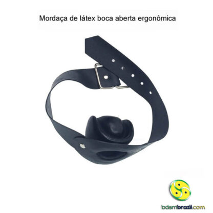 Mordaça de látex boca aberta ergonômica - Image 4