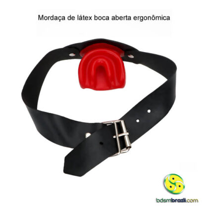 Mordaça de látex boca aberta ergonômica - Image 5