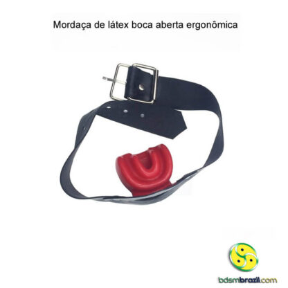 Mordaça de látex boca aberta ergonômica - Image 6