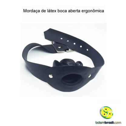 Mordaça de látex boca aberta ergonômica - Image 7