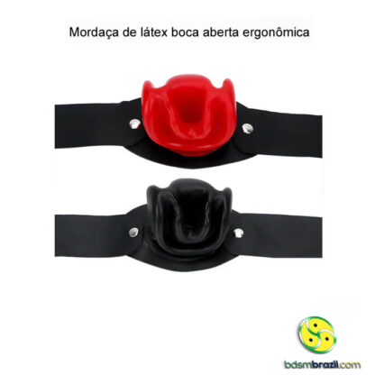 Mordaça de látex boca aberta ergonômica - Image 10