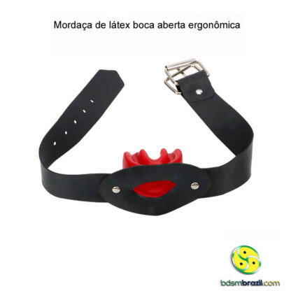 Mordaça de látex boca aberta ergonômica - Image 11