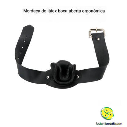 Mordaça de látex boca aberta ergonômica - Image 13