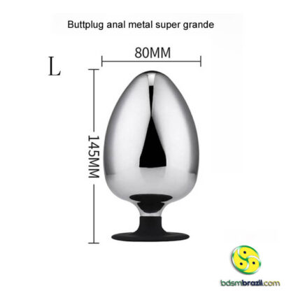 Buttplug anal metal super grande - Image 4