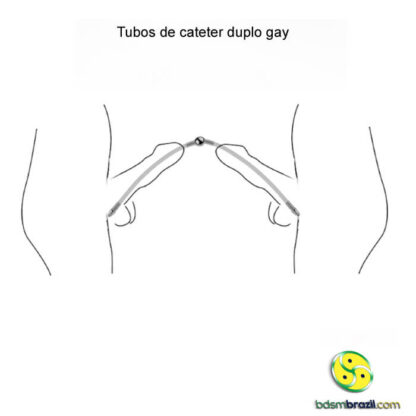 Tubos de cateter duplo gay