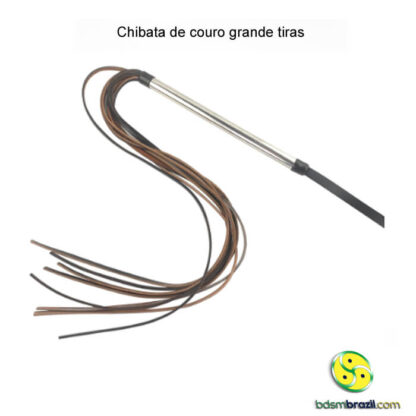 Chibata de couro grande tiras - Image 2