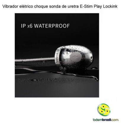 Vibrador elétrico choque sonda de uretra E-Stim Play Lockink - Image 4