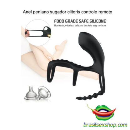 Anel peniano sugador clitoris controle remoto - Image 2