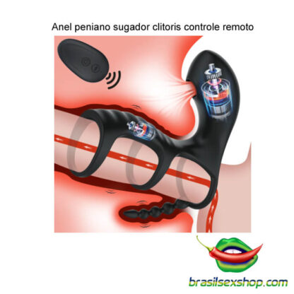 Anel peniano sugador clitoris controle remoto - Image 8