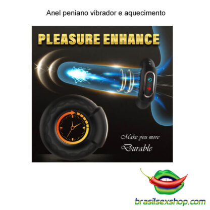 Anel peniano vibrador e aquecimento - Image 3