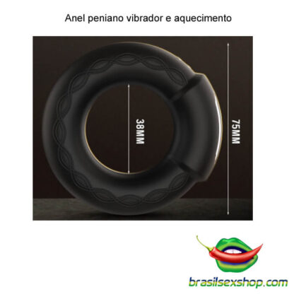 Anel peniano vibrador e aquecimento - Image 6