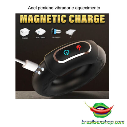 Anel peniano vibrador e aquecimento - Image 8