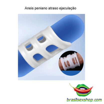 Kit de 3 aneis peniano atraso ejaculação - Image 4