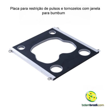 Placa para restrição de pulsos e tornozelos com janela para bumbum - Image 2