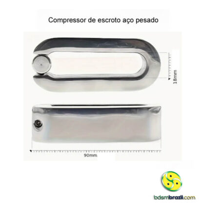 Compressor de escroto em aço pesado - Image 3