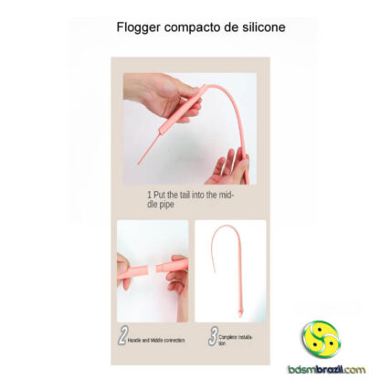 Flogger de silicone desmontável - Image 2