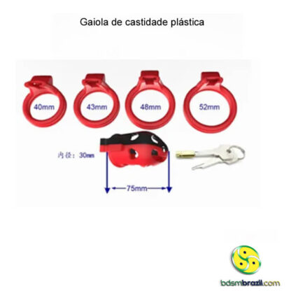 Gaiola de castidade plástica - Image 4