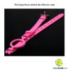 Mordaça boca aberta de silicone rosa - Image 2
